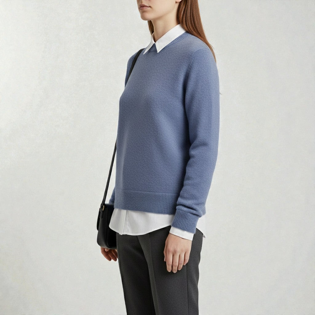 Sweater with a Modern Cut for Stylish Outfits