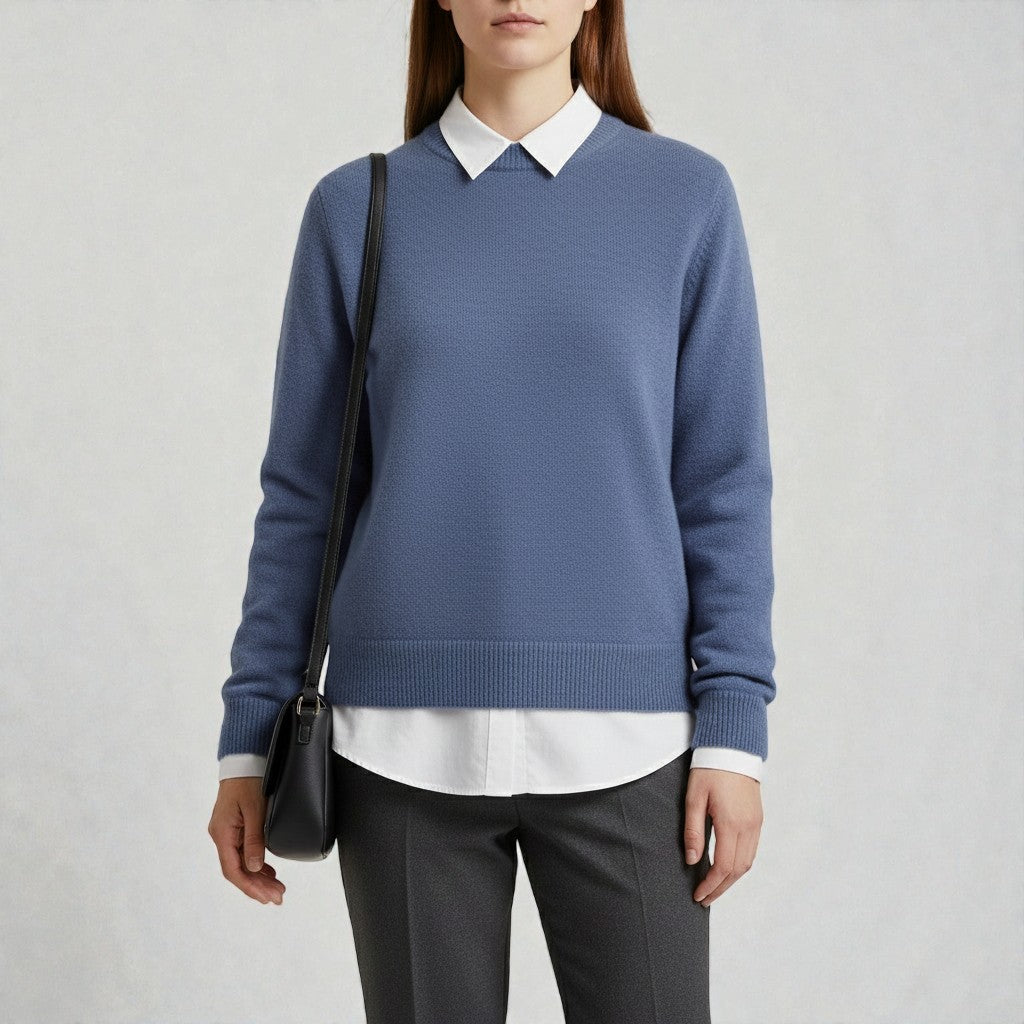 Sweater with a Modern Cut for Stylish Outfits