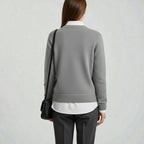 Sweater with a Modern Cut for Stylish Outfits