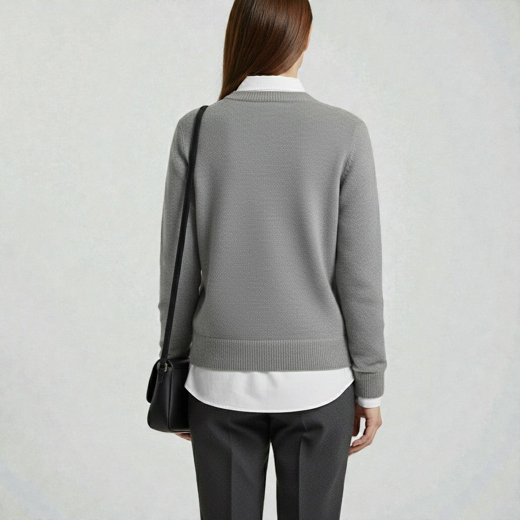 Sweater with a Modern Cut for Stylish Outfits
