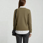 Sweater with a Modern Cut for Stylish Outfits
