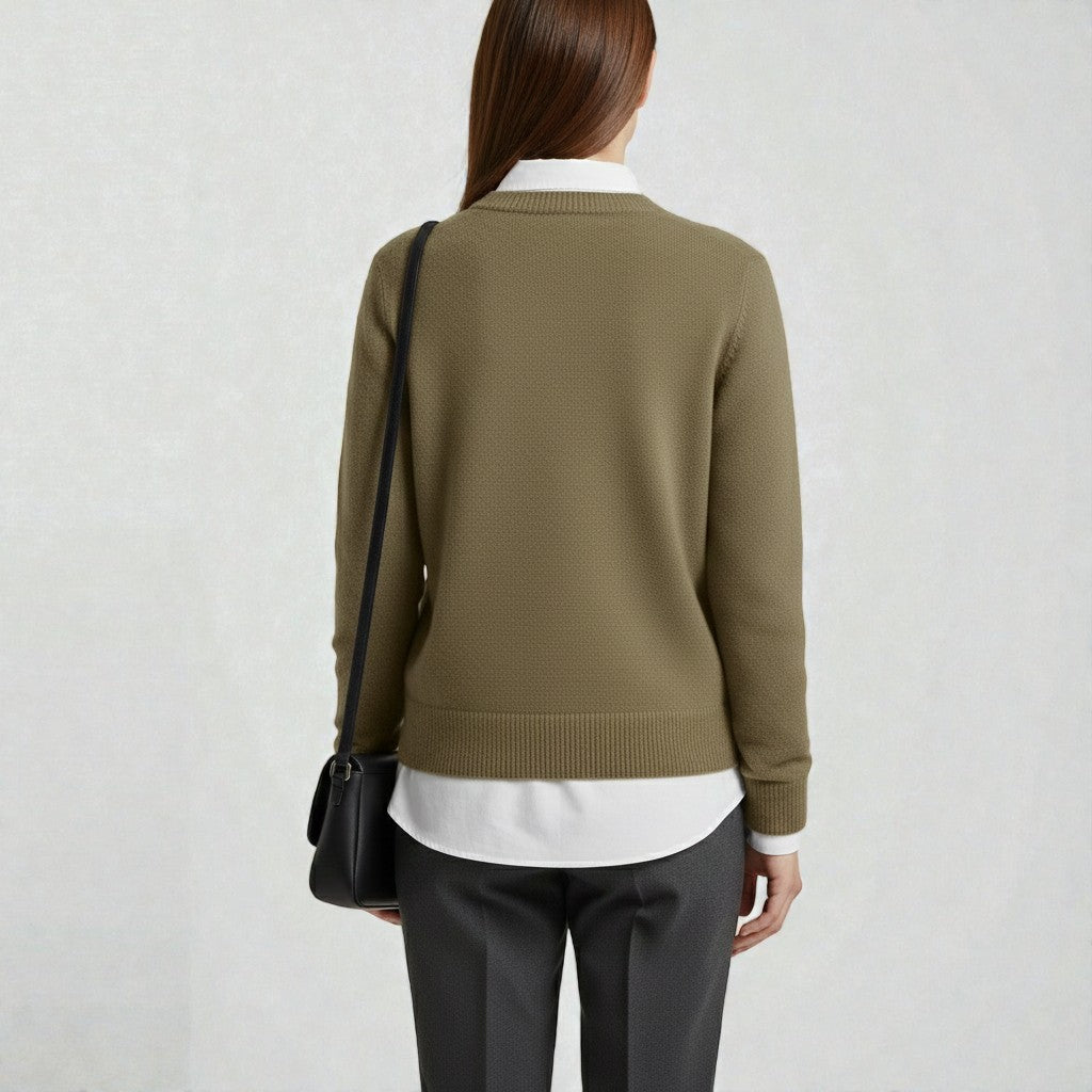 Sweater with a Modern Cut for Stylish Outfits