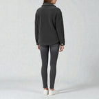 Transitional Jacket with Cozy Teddy Texture
