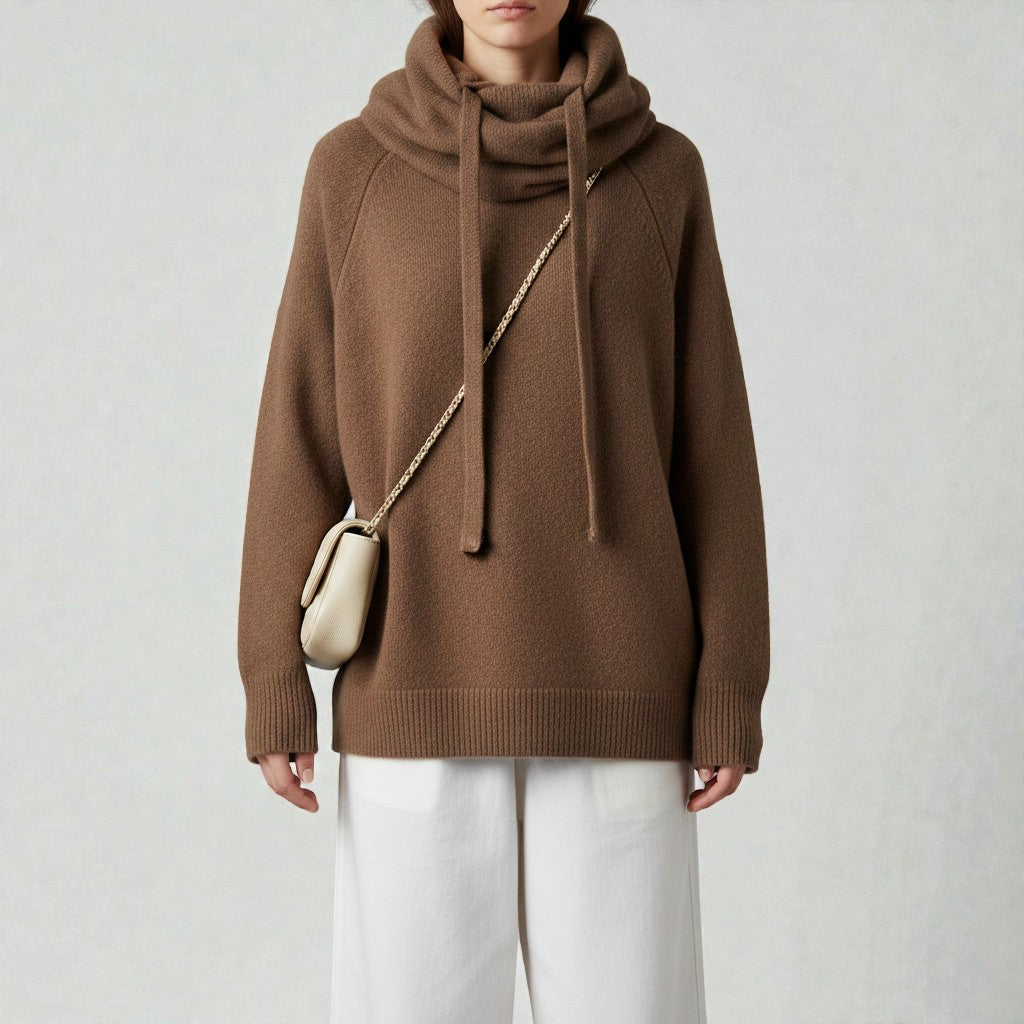 Turtleneck Sweater with Modern Oversized Look