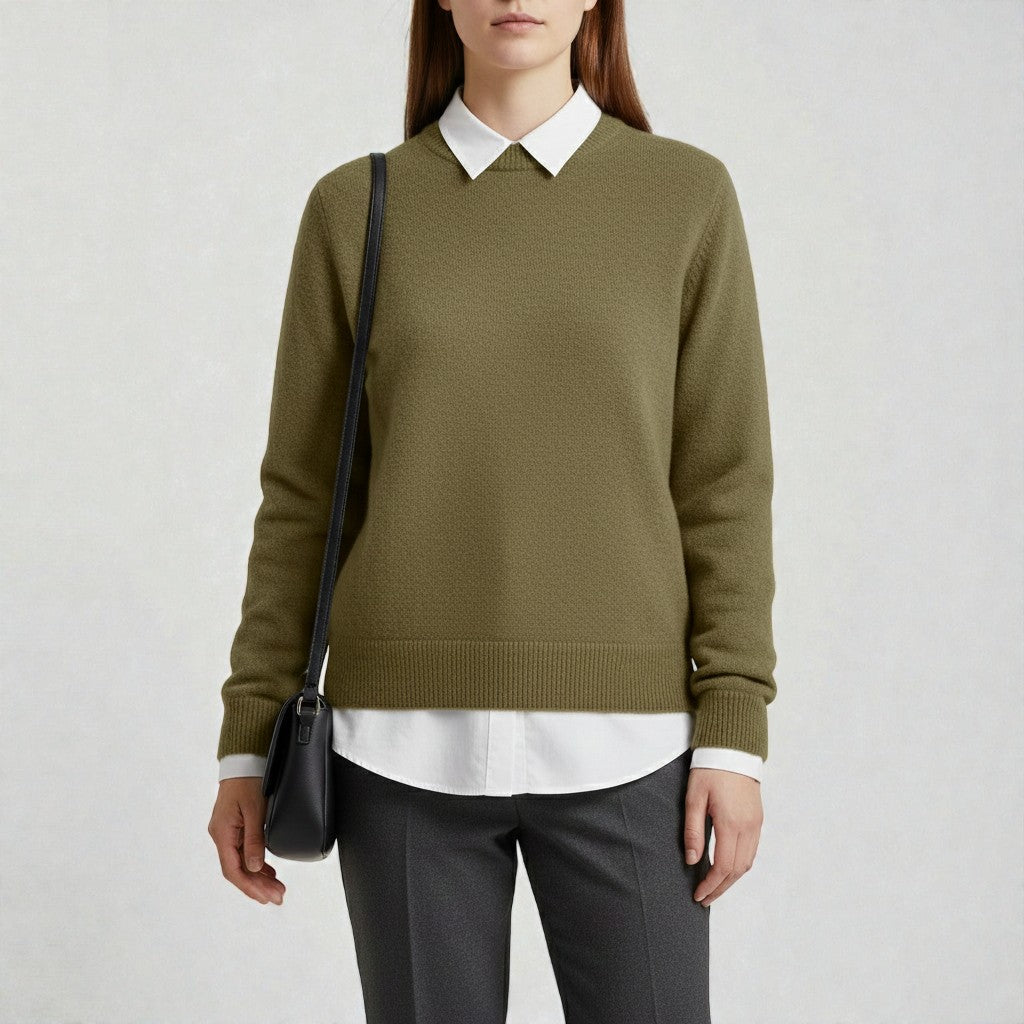 Sweater with a Modern Cut for Stylish Outfits