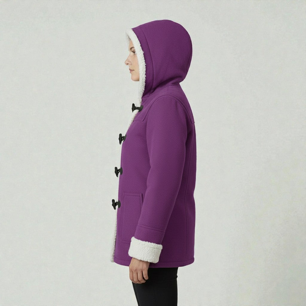 Winter Coat with Warm Lining and Hood