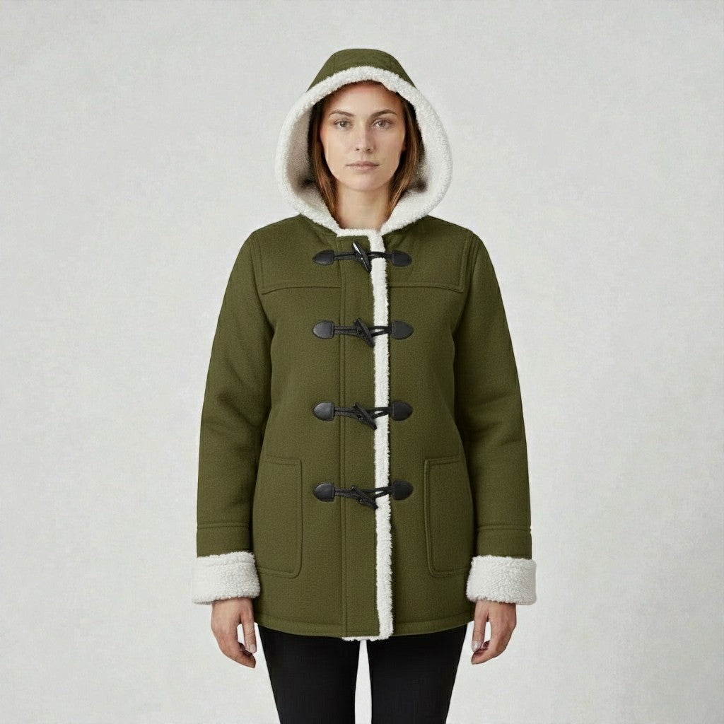 Winter Coat with Warm Lining and Hood