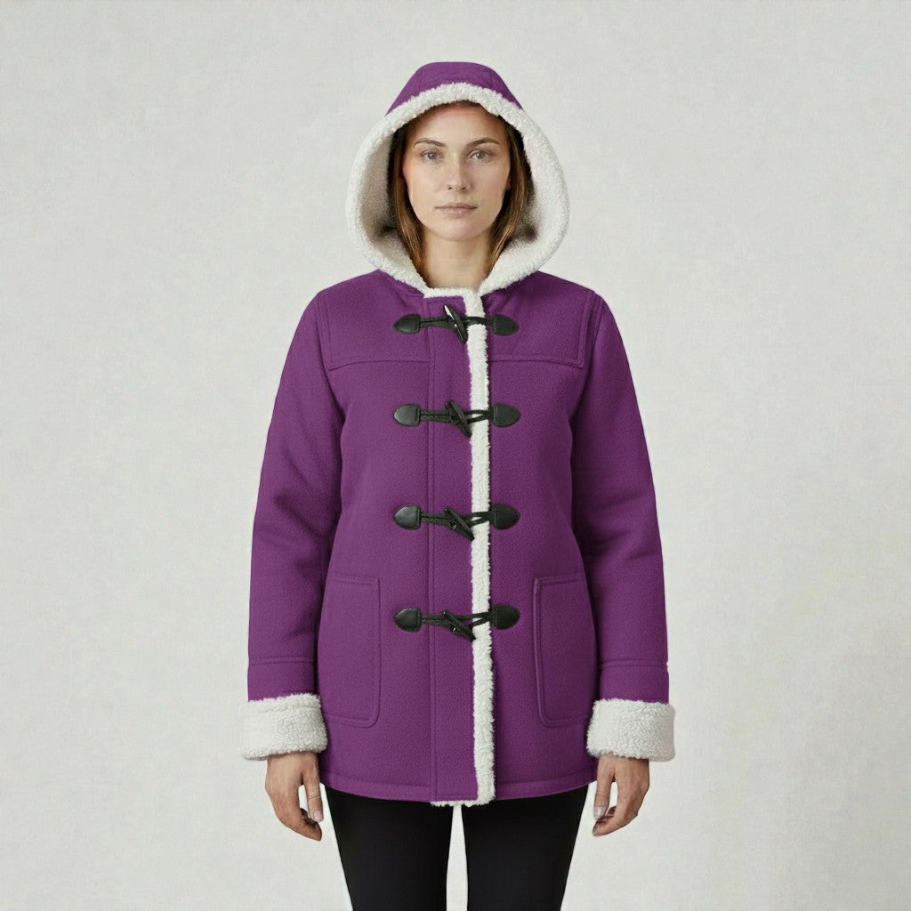 Winter Coat with Warm Lining and Hood