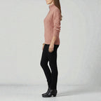 Sweater with Zipper and Textured Pattern