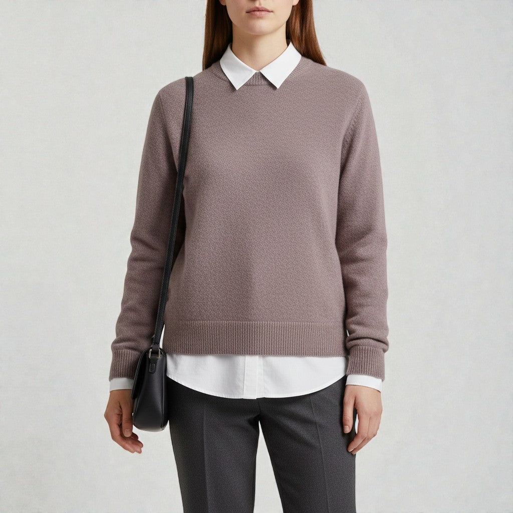 Sweater with a Modern Cut for Stylish Outfits