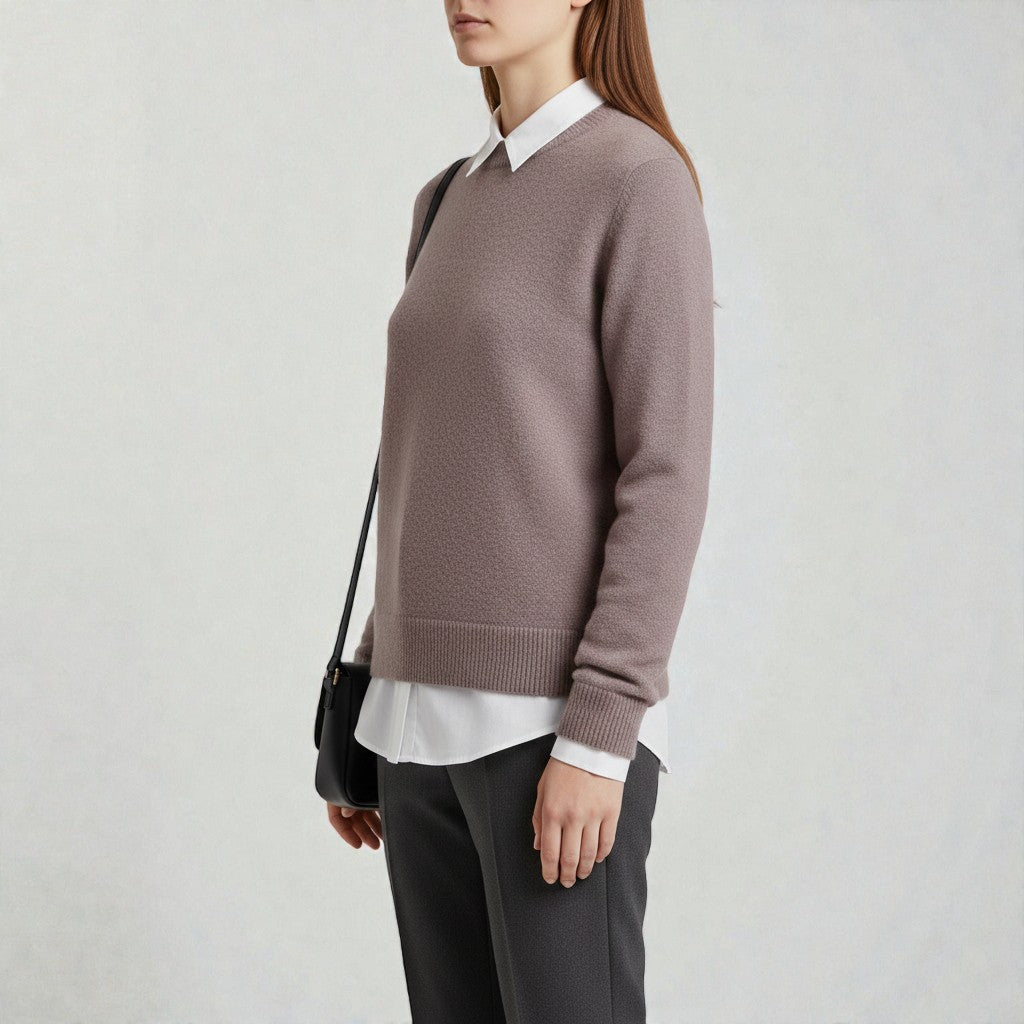 Sweater with a Modern Cut for Stylish Outfits