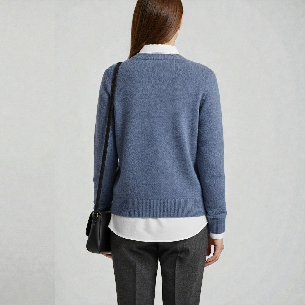 Sweater with a Modern Cut for Stylish Outfits
