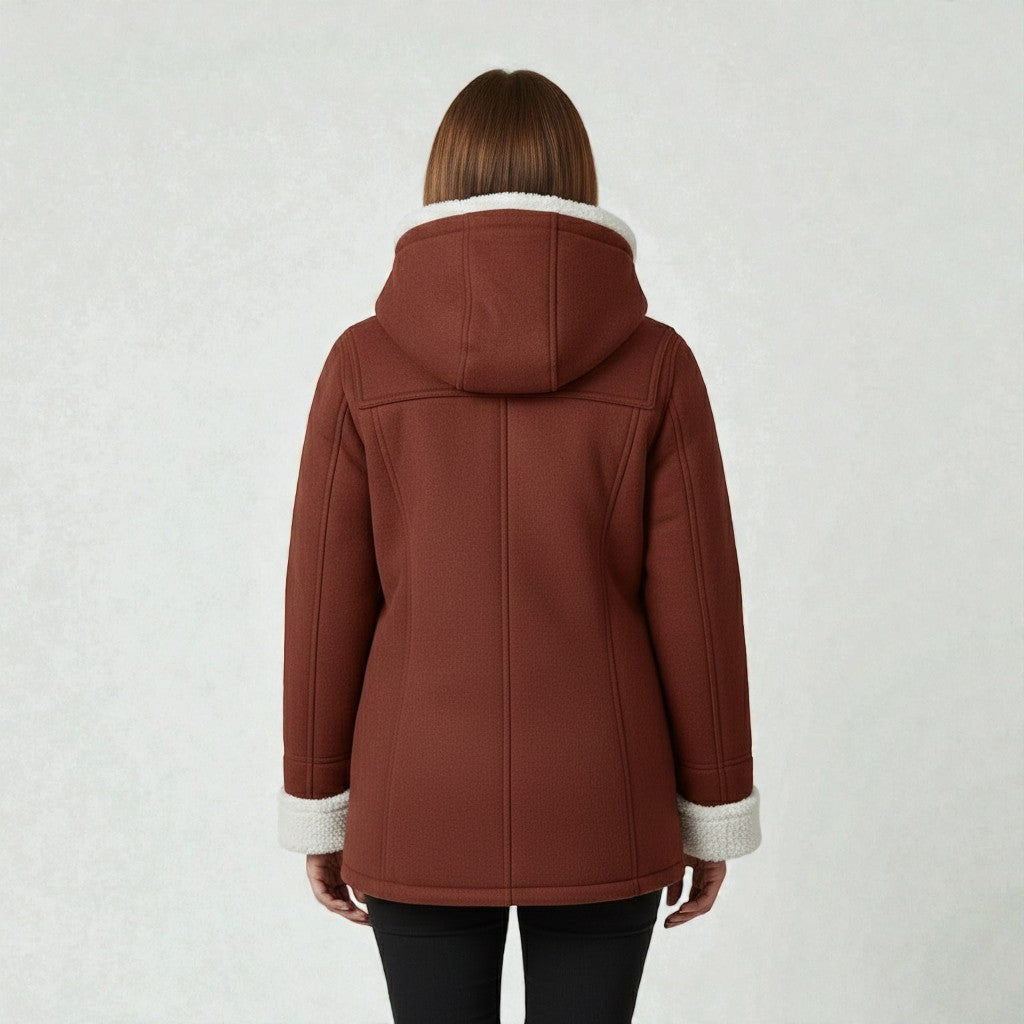 Winter Coat with Warm Lining and Hood