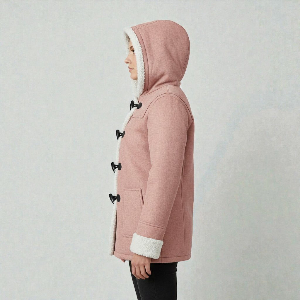 Winter Coat with Warm Lining and Hood