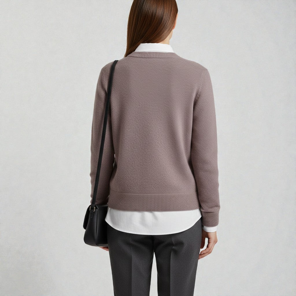 Sweater with a Modern Cut for Stylish Outfits